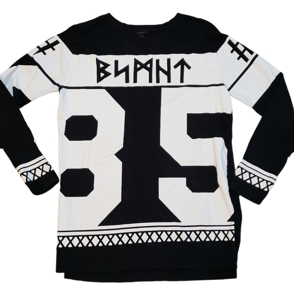 Basement Blunt 85 Skateboarding Long Sleeve Shirt Unisex LG Graphic Crew Neck